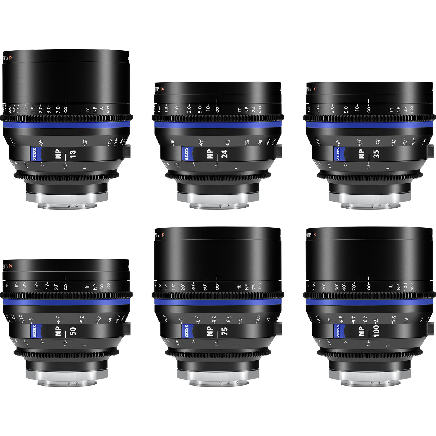 סט 5 עדשות Zeiss Nano Prime E-mount