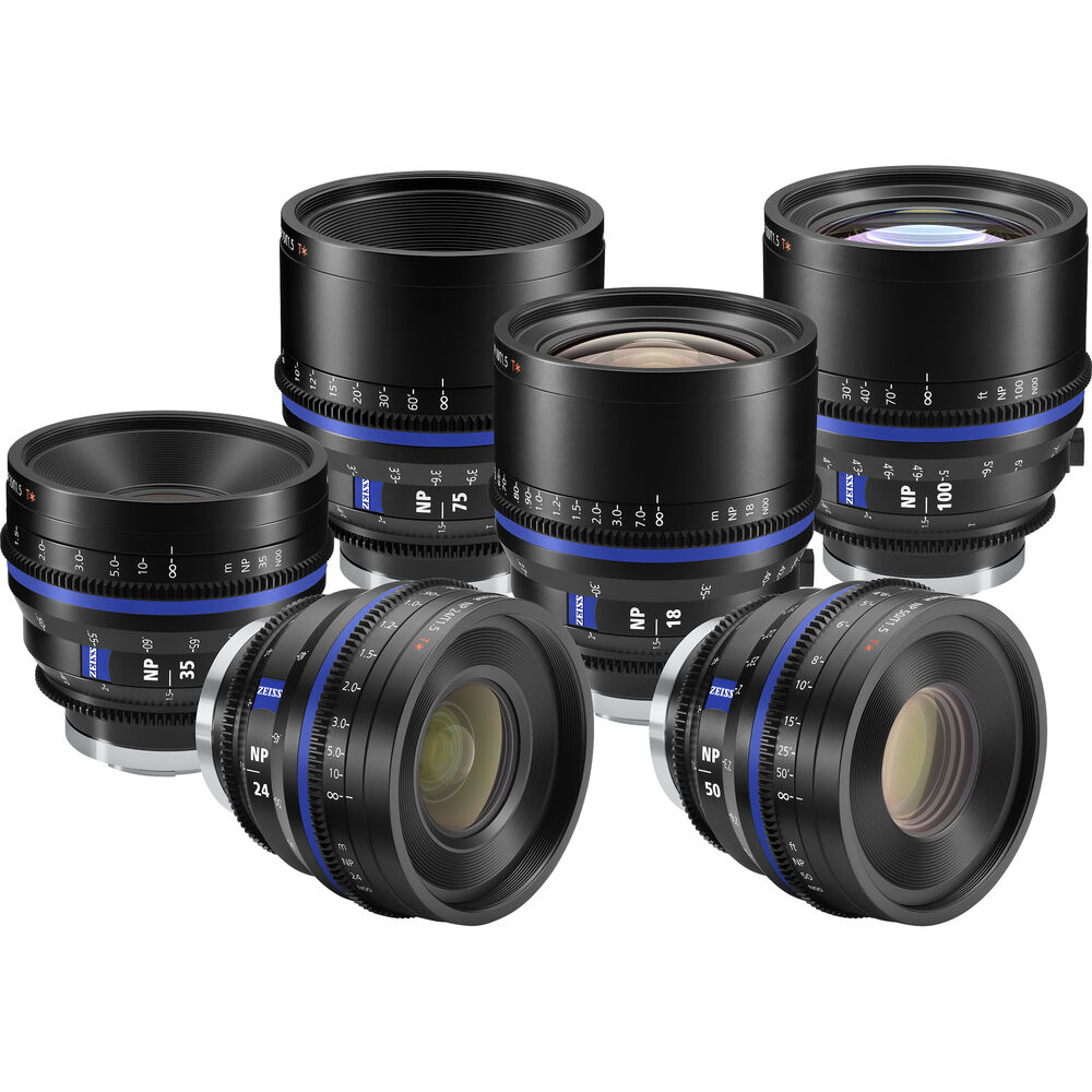סט 5 עדשות Zeiss Nano Prime E-mount